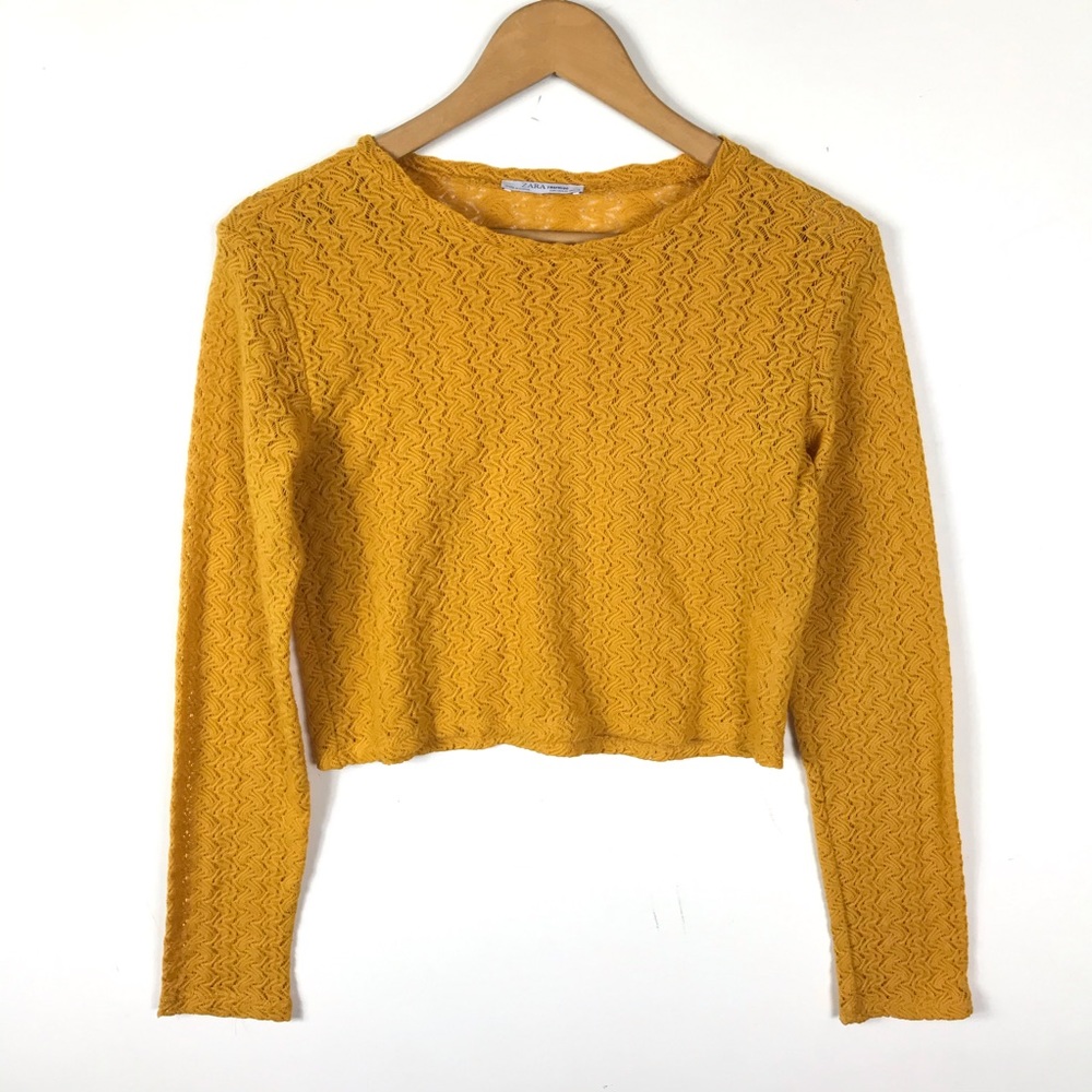 Zara Knitted Top Long Sleeve